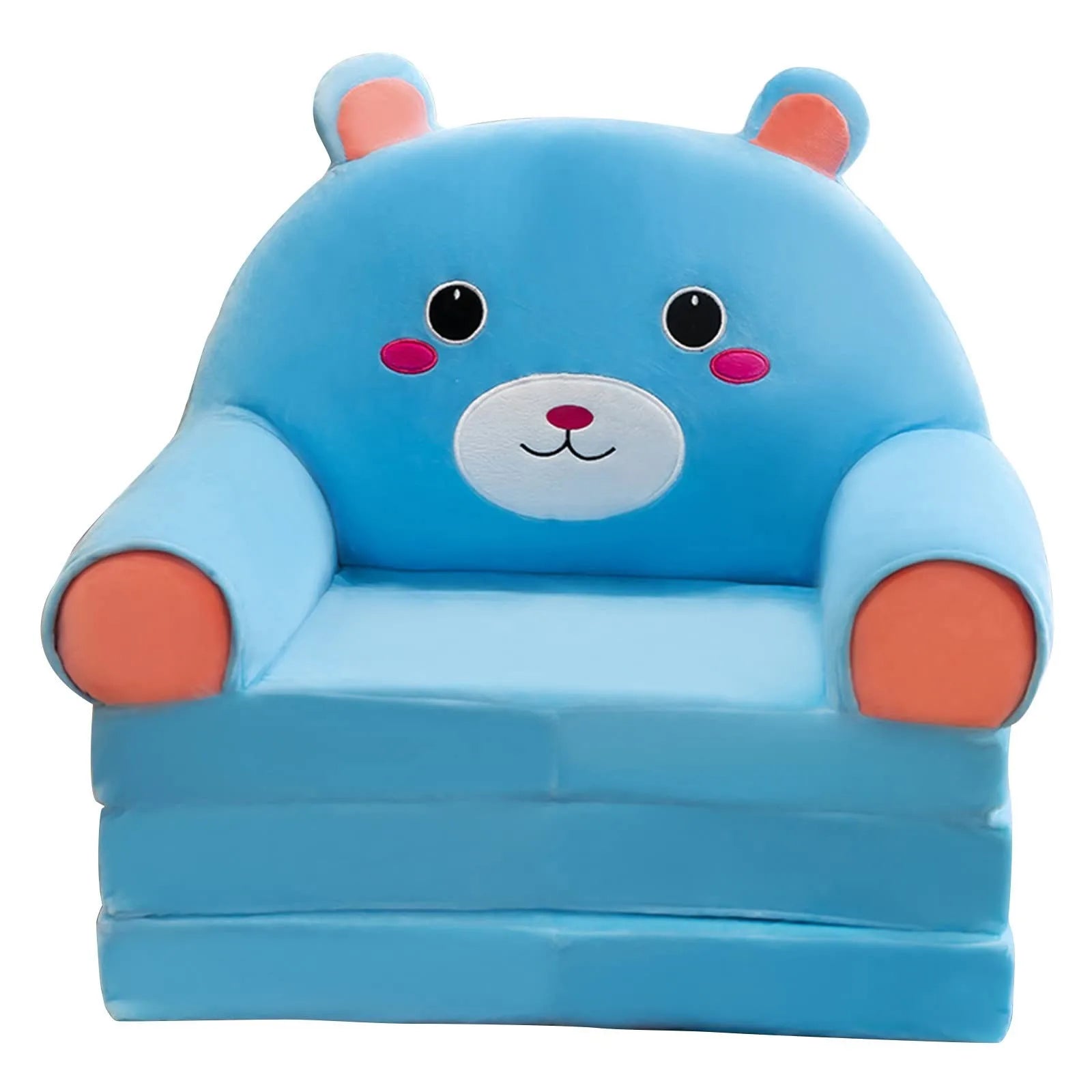 Children'S Two-In-One Multi-Layer Folding Sofa Plush Cartoon Sofa Kindergarten Baby Chair Multi-Functional Children'S Cushion