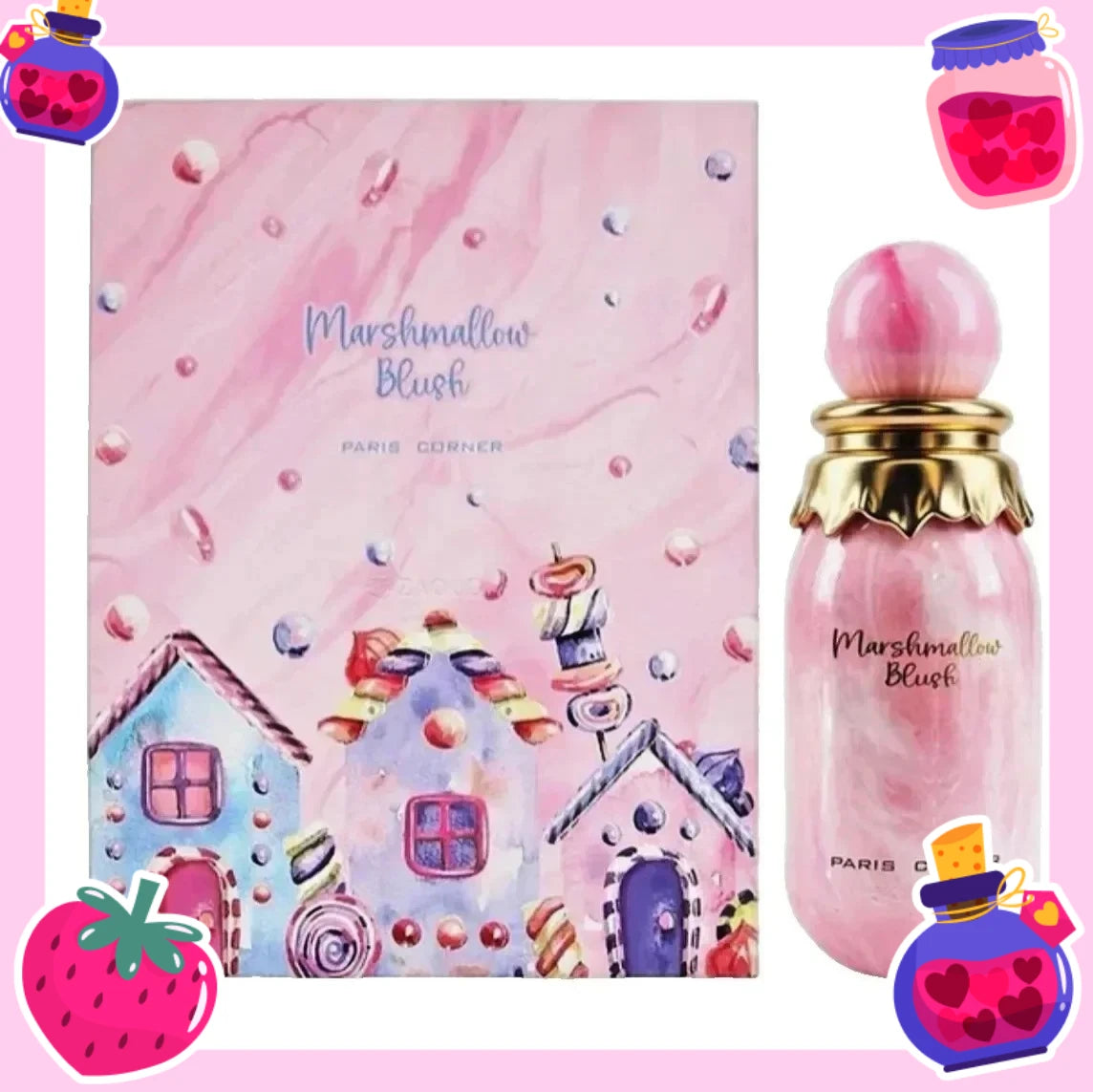 100ml Fruity Notes Perfumes Gifts Arab Marshmallow Woman Long Lasting Fragrance Body Spray Perfumes For Women Middle East Parfum
