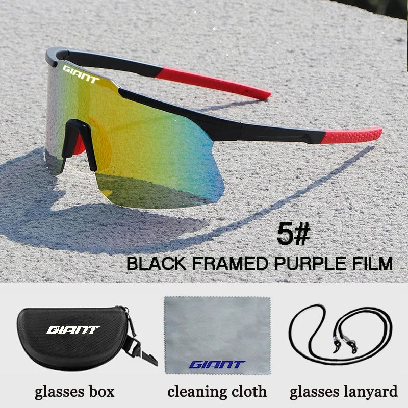 2025 giant new cycling Glasses UV400 Protection, Anti-Fog, Sports Sunglasses for Men Women with case