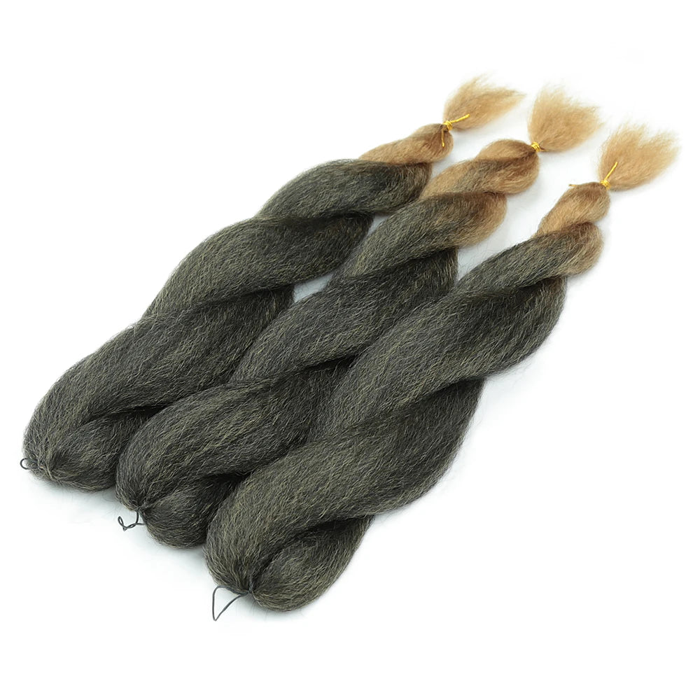 Synthetic Crochet Vixen Bundles 26 inch Kinky Straight Crochet Hair for Black Women Premium Synthetic Fibers Crochet Braids