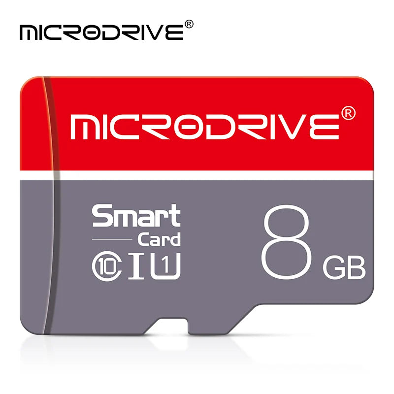 MicroDrive High-Speed microSD Card (16–256GB, C10/A1/U3, V10)