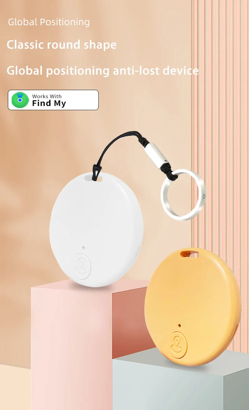 MIJIA Smart Bluetooth Tracker — Compatible with Apple Find My, Anti-Lost GPS Tag for Keys, Wallet, Car, or Bike (Waterproof, 38mm)