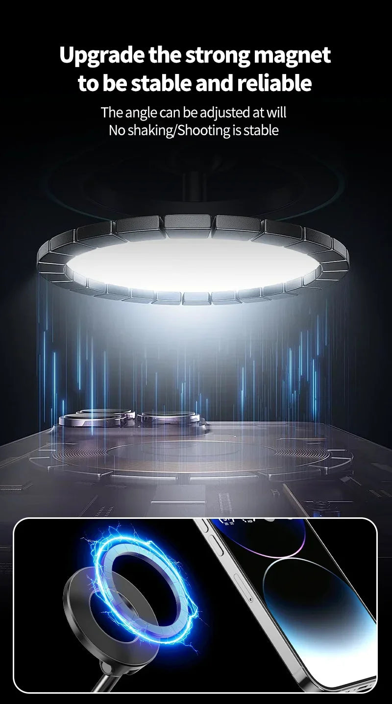 Magnetic Vacuum Car Phone Holder 360° Rotation Suction Cup Navigation Stand Bracket Car Holder For Bath/Car Universal NEW