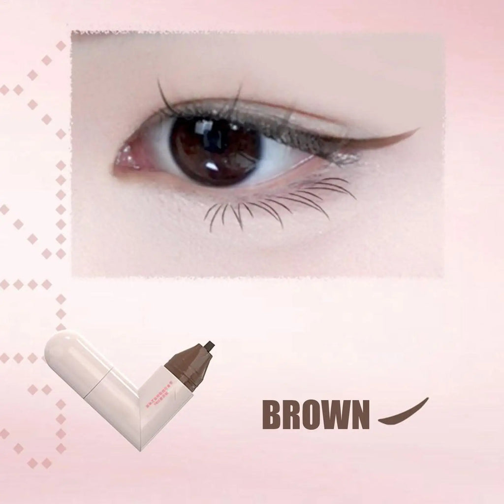 Eye liner Winged Eye End Stamp Double-Tip Women Makeup Eye End Wing Stamp Waterproof Stencil Portable Quick Drying Cosmetics