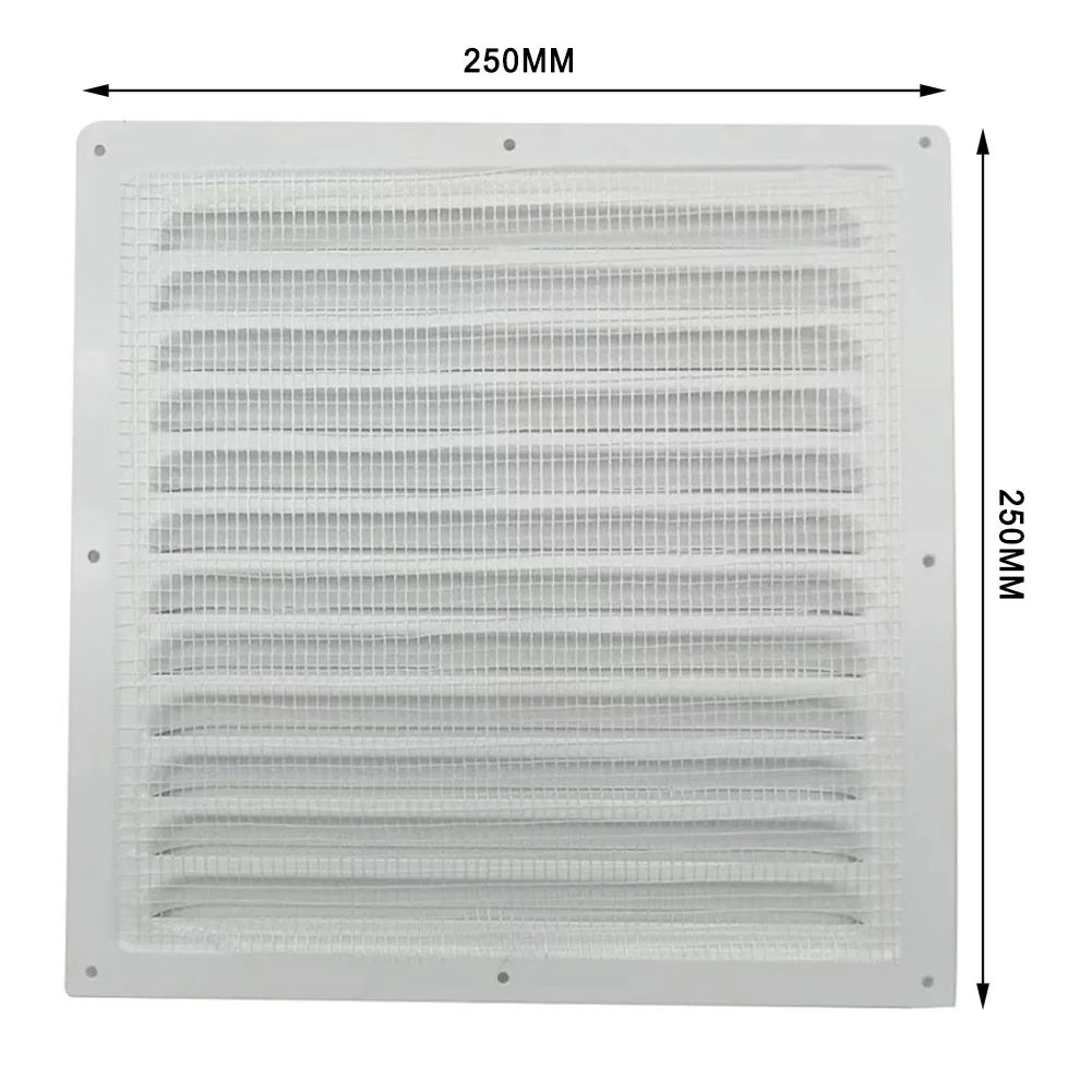 Metal Louver Air Vents Grille Ventilation Covers Aluminum Grilles Duct Heating Cooling Vents Plate Insect Screen Cover Air Vents