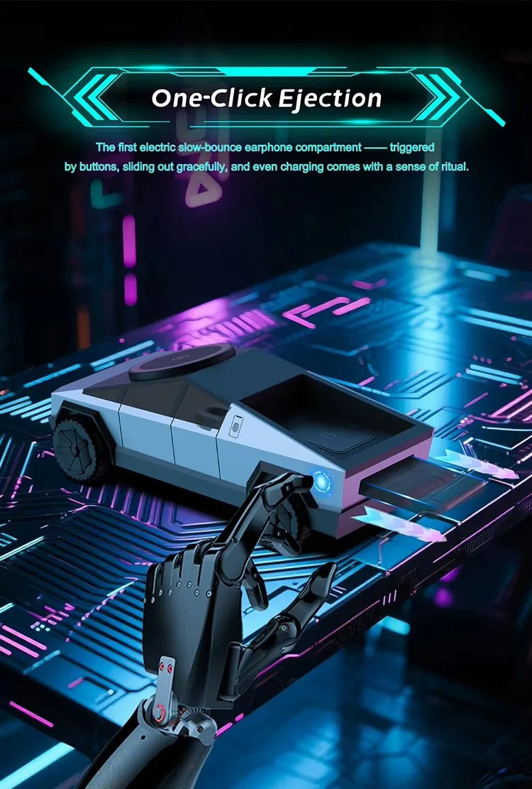 CyberDock Qi2 3-in-1 Wireless Charging Station — Desktop Stand for iPhone, AirPods & Watch