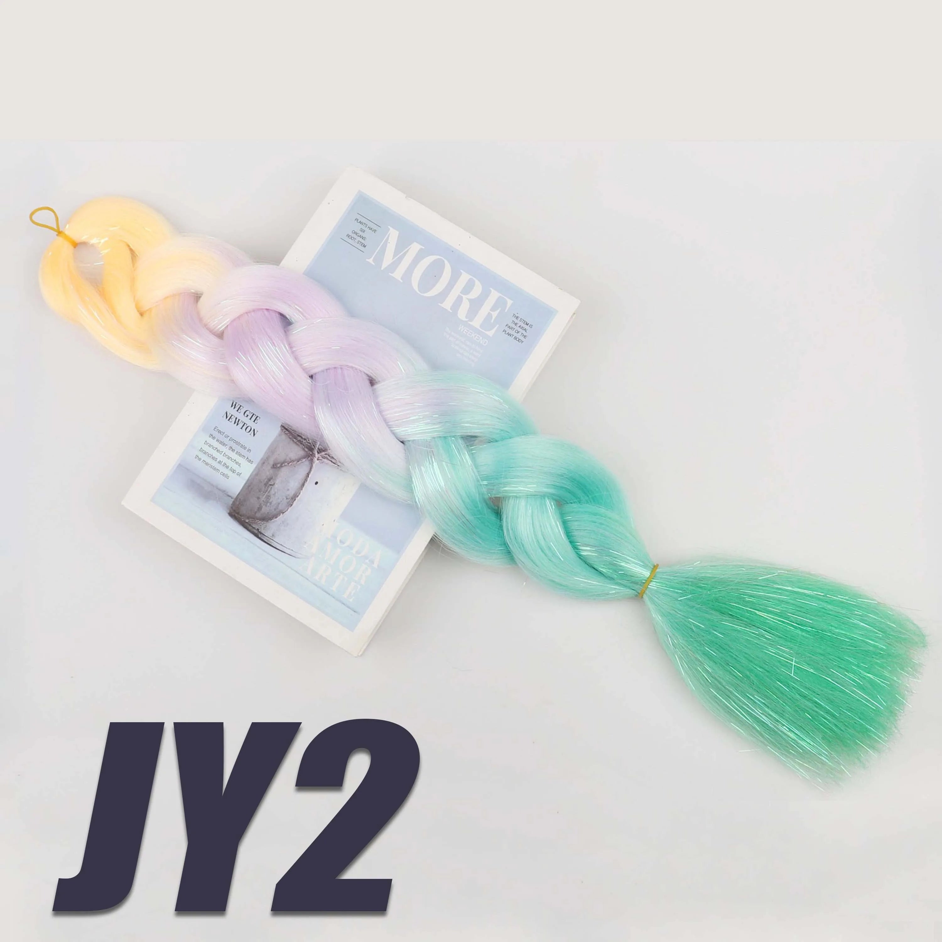 Synthetic Kanekalon Crochet Hair Braiding Hair Pre Stretched Curly Jumbo Braids Extensions Hair Accessories For Girls Braids