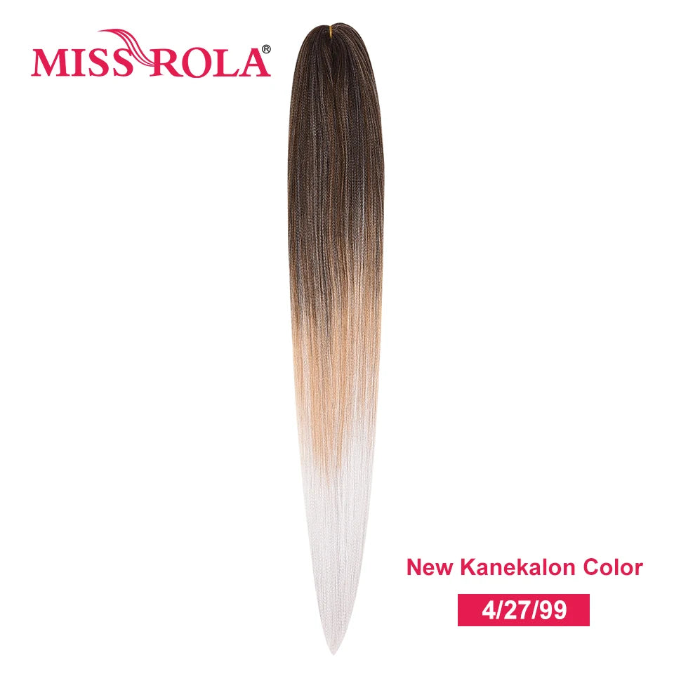 Miss Rola Synthetic 22 Inch 60G Kanekalon Hair Tinsel Wire Jumbo Braid Yaki Straight Hair Extension Twist Braid Bulk Wholesale