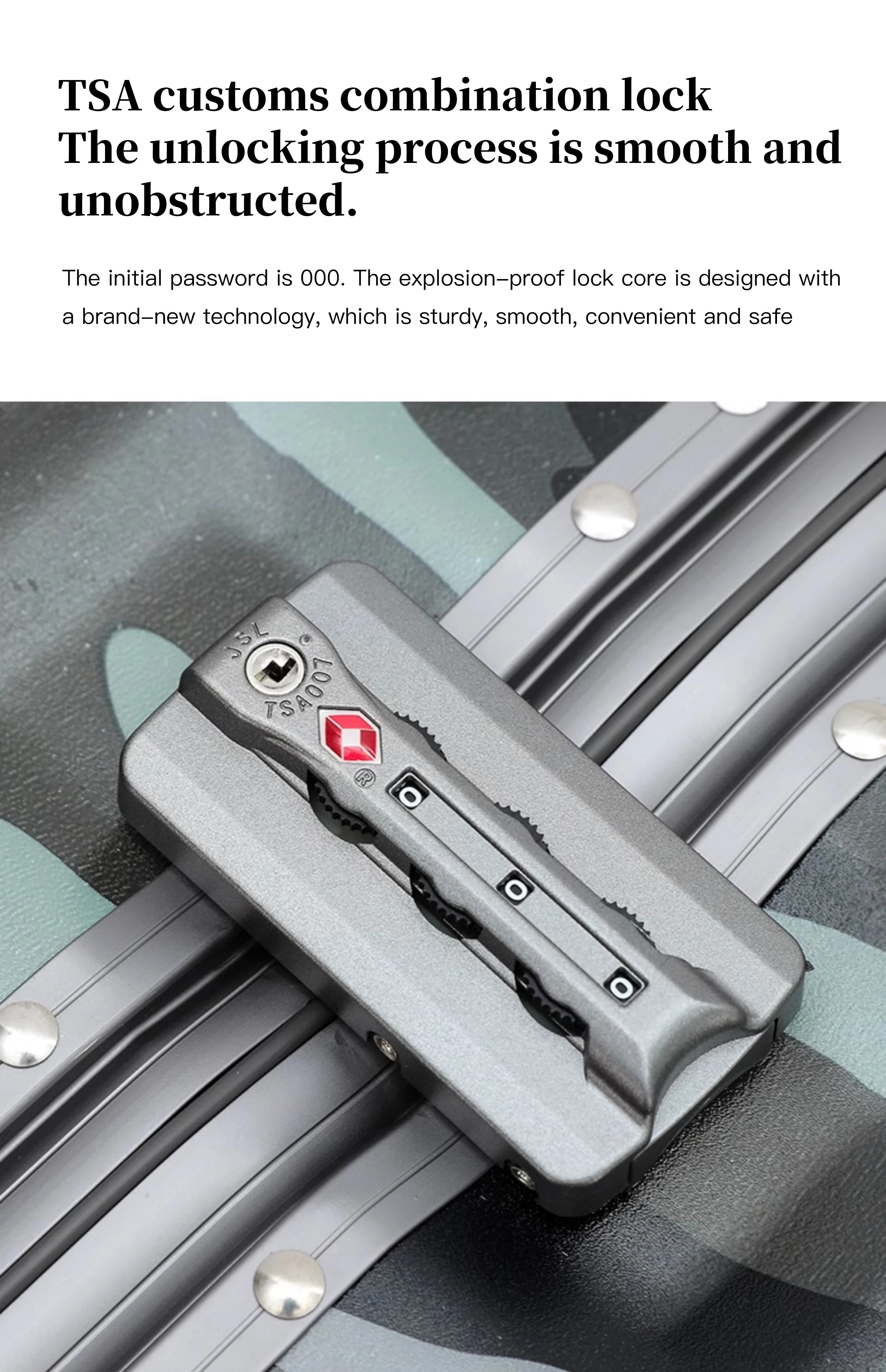 Suitcase Wide Handle Travel Suitcase Men 20 24 26 Carry-On Luggage Women PC Aluminum Frame Trolley Case