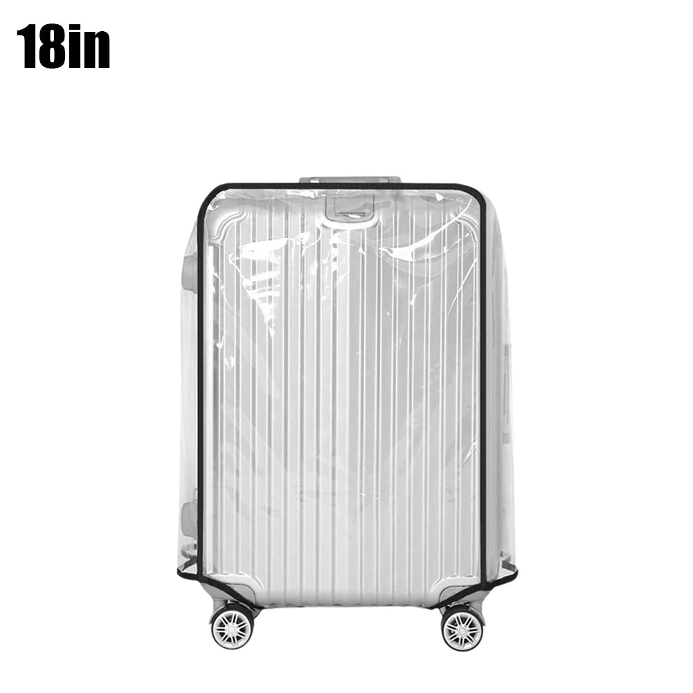 18-30inch Luggage Cover Waterproof Protective Suitcase Cover Trolley Covers PVC Travel Luggage Protector Travel Accessory