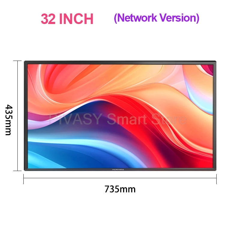 21.5/32 Inch LCD Advertising TV Android Touch All-in-one Machine Intelligwall Mounted Ent Advertising Display Screen for Store
