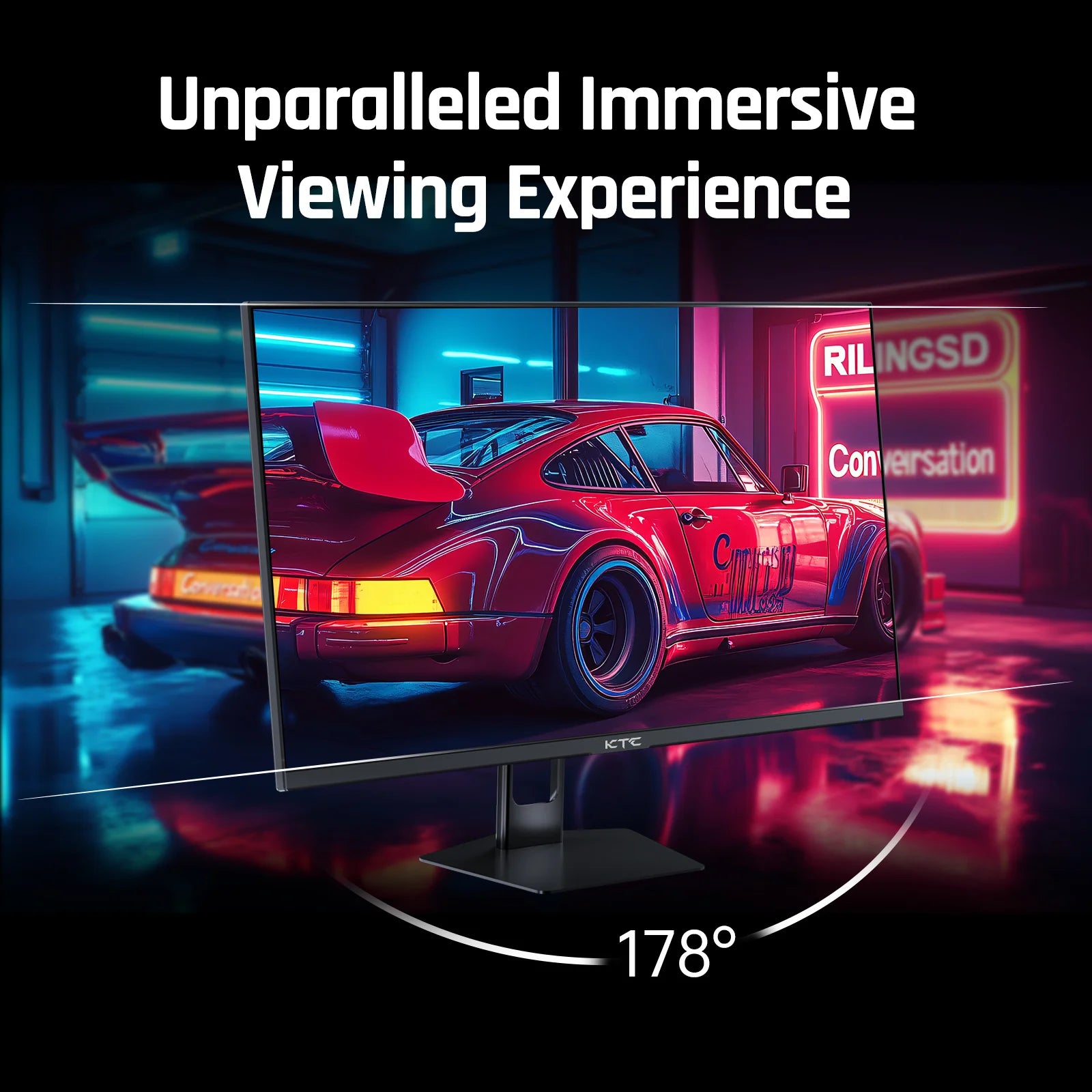 KTC 27" Fast VA Gaming Monitor — FHD 1080p | 280Hz | 1ms GTG | Adaptive Sync