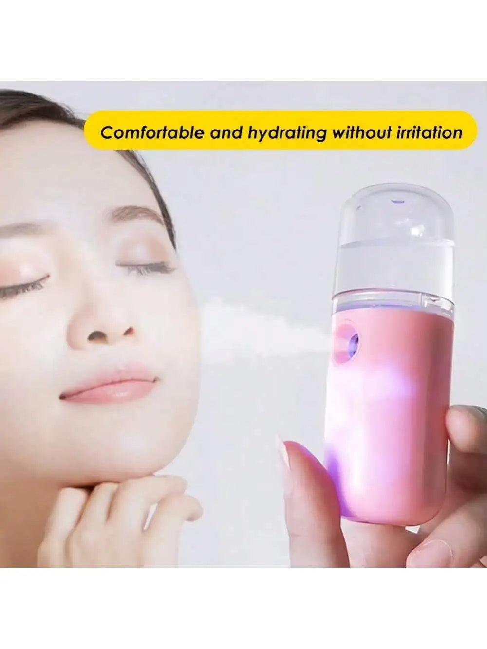 USB Mist Facial Sprayer  Humidifier Rechargeable Nebulizer Face Steamer Moisturizing Beauty Instruments Face Skin Care Tools