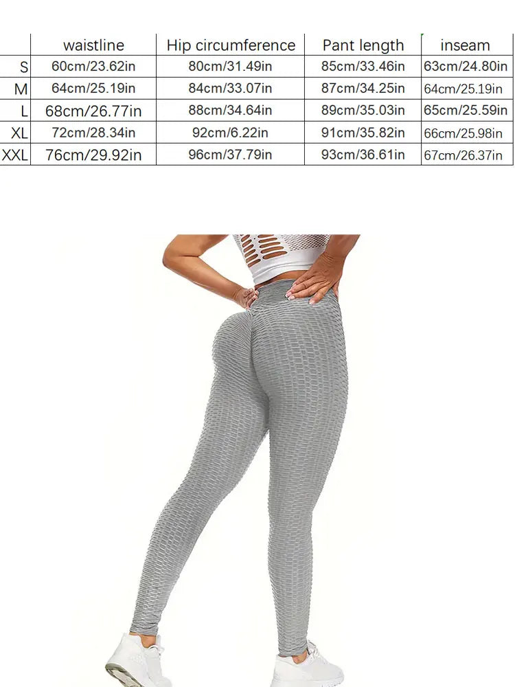 BubbleLift™ Seamless Yoga Leggings — Hip-Lifting Slim-Fit Sports Pants for Women