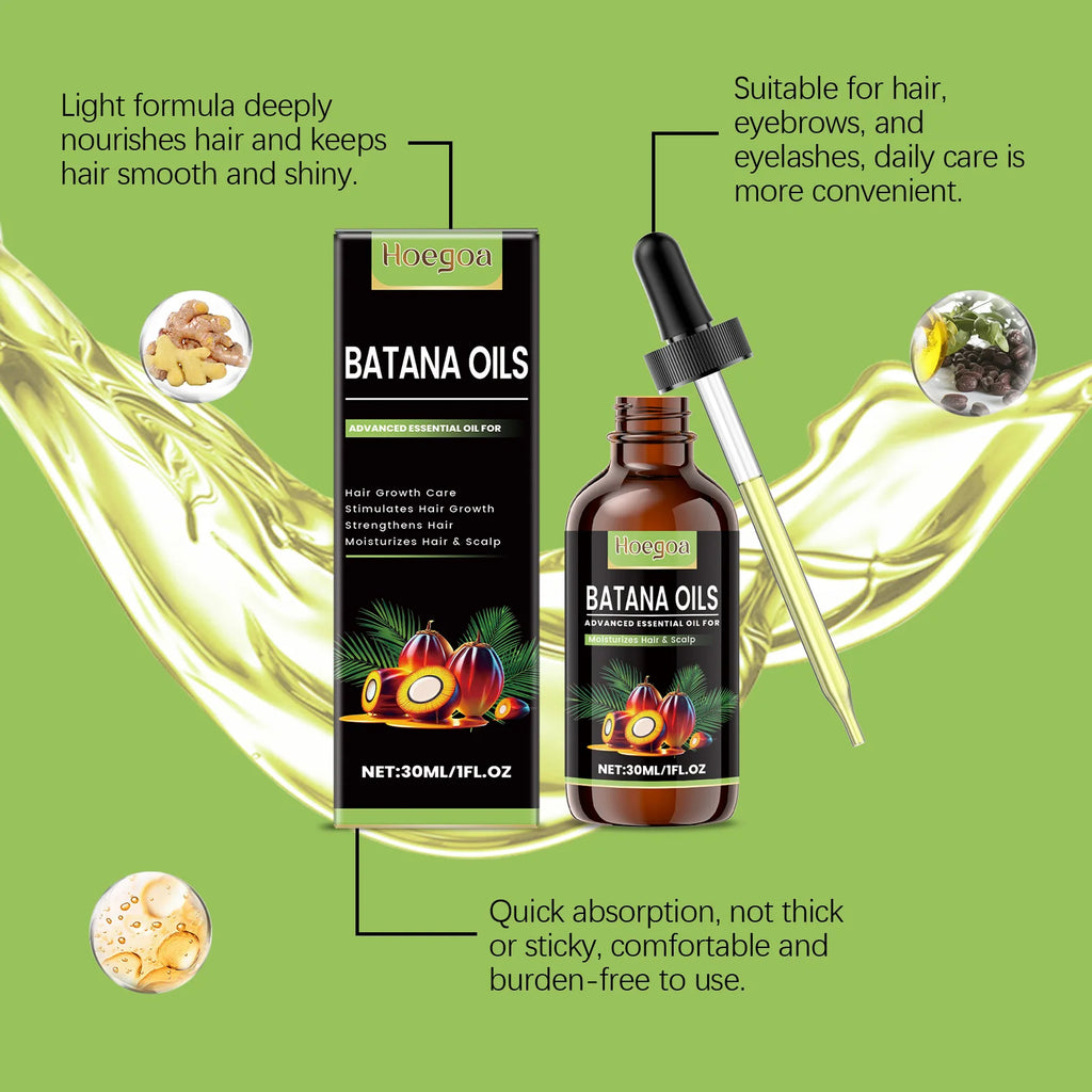 Hoegoa Pure Batana Hair Growth Oil – 30ml Revitalizing & Strengthening Scalp Treatment