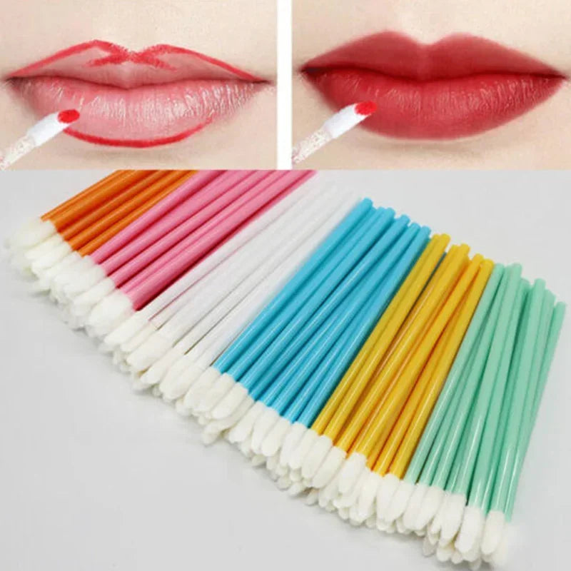 Disposable Eyelash Brush wholesale 50/100pcs Mascara Applicator Wand Eyes Lip Cosmetics Brushes Extension Cosmetic Make up Tools