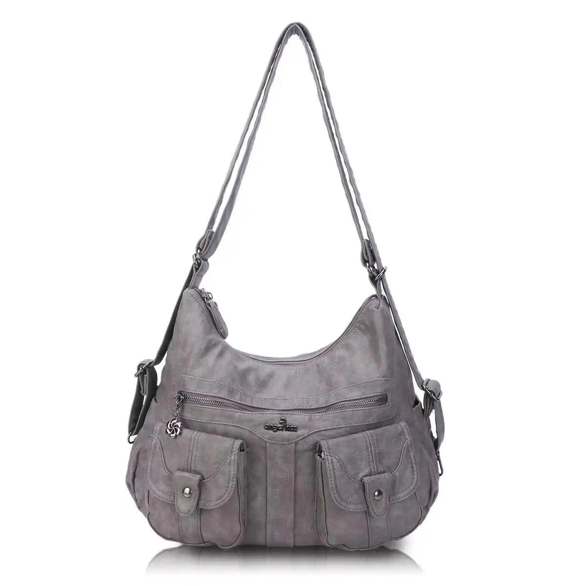 Handbags Fashion Women Shoulder Bag Soft PU Handbags Large Satchel Shopping Shoulder Bag Multifuctional Tote Bag