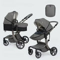2025 New Two-in-one Stroller, High View Stroller, Comfortable and Convenient for Sitting and Lying, Equipped with Mommy Bag