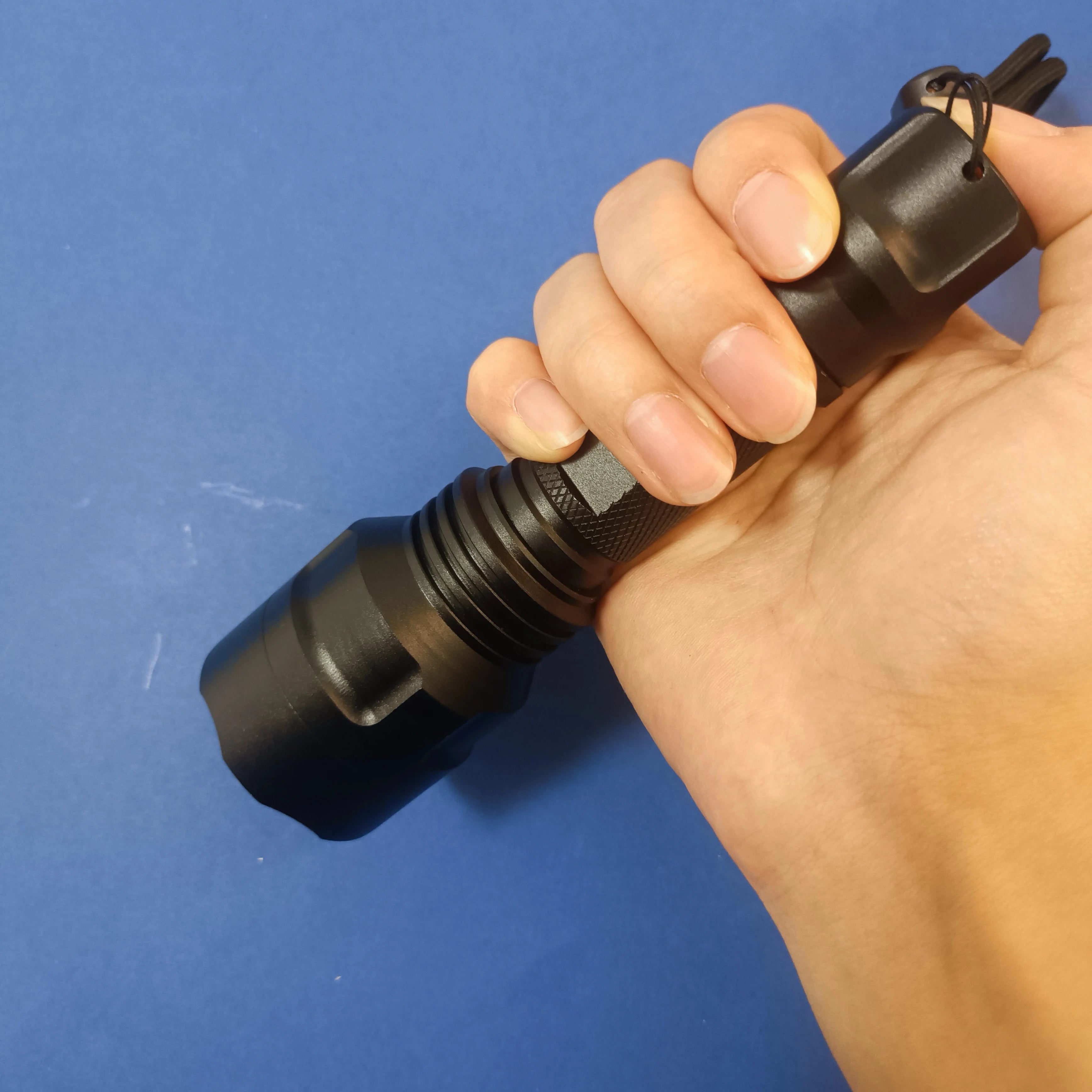 [Clearance Sale] USB Rechargeable Strong Power Flashlight Outdoor Waterproof Tactical Lantern Rotatable Lamp Emergency Light