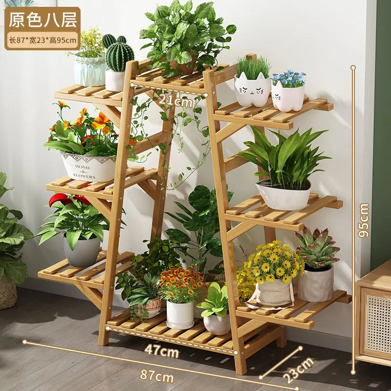 Floor-standing Rack Multi-layer Balcony Flower Rack Living Room Plant Rack Flower Pot Rack Climbing Flower Rack Succulent Plant