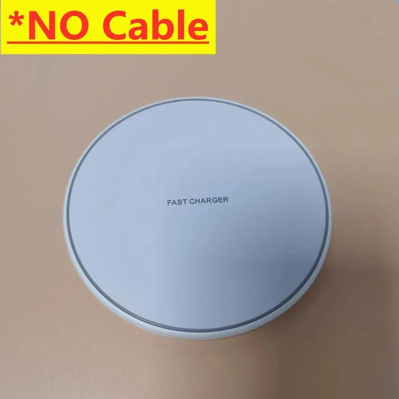 VIKEFON 30W Fast Wireless Charger Pad (Type-C, LED Indicator)