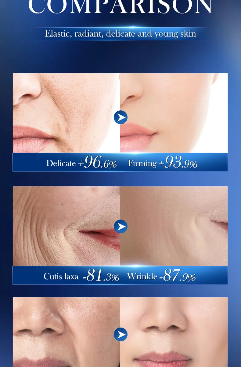 Anti-Wrinkle Face Cream Collagen Pearl Firming Lift Fade Fine Lines Caviar Moisturizing Smooth Brighten Korean Skin Care Product