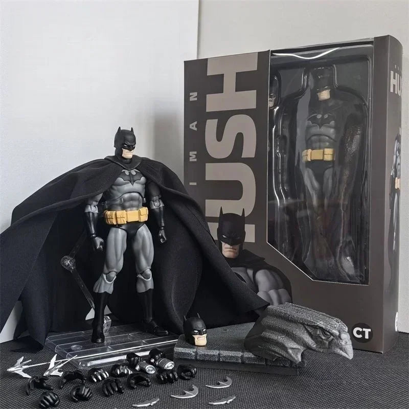 NEW CT Toys Hush Batman Mafex 126 Action Figure Batman DC Justice League Figurine The Dark Knight Collection Kid Toy Gift