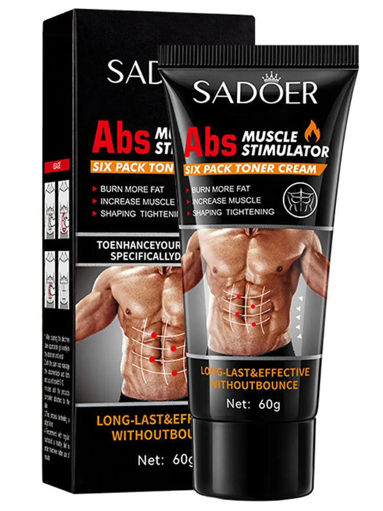 Full Body and Bodybuilding Massage Cream, Hot Compress To Tighten Abdominal Muscles