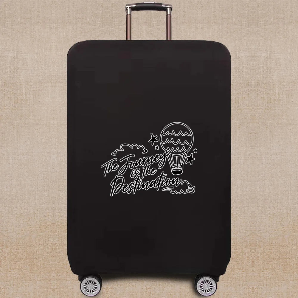 Travel Elastic Protective Cover Luggage Case Travel Global Pattern Series Luggage Cover 18-32inch Travel Accessories