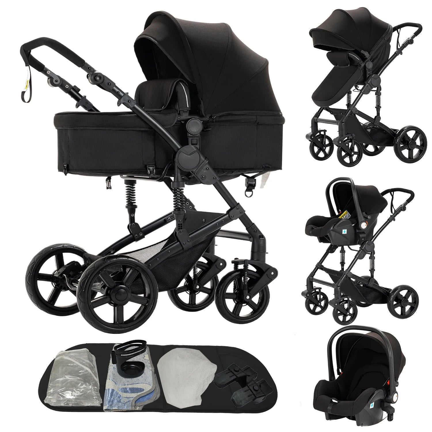 Baby stroller 3 in 1 baby carriage lightweight stroller for baby cars with Mommy bag baby carrier for newborns baby prams fold