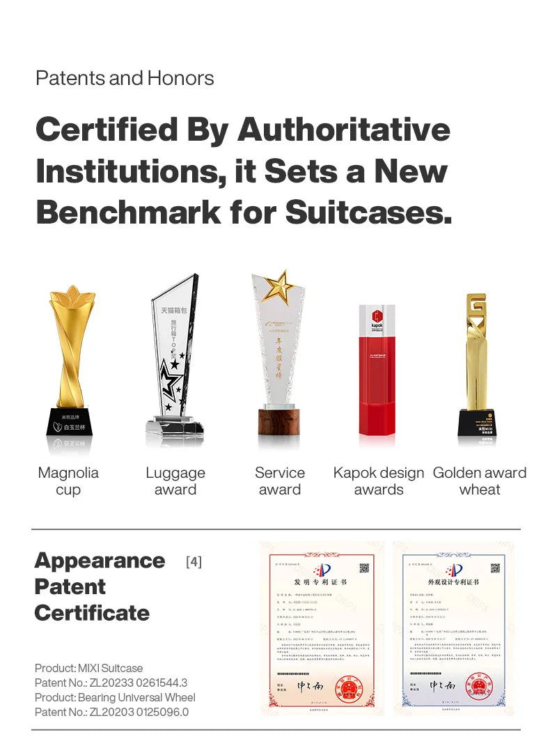 Mixi New Design Puristic Expandable Travel Luggage TSA Lock Lightweight Large Capacity PC Suitcases Spinner Wheels 20 24 26Inch