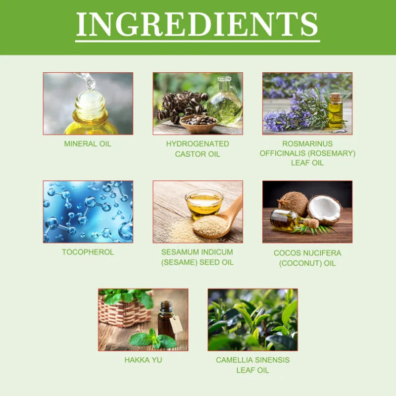 Rosemary + Mint Hair & Scalp Oil – Lightweight Root-Nourishing Blend (50ml)