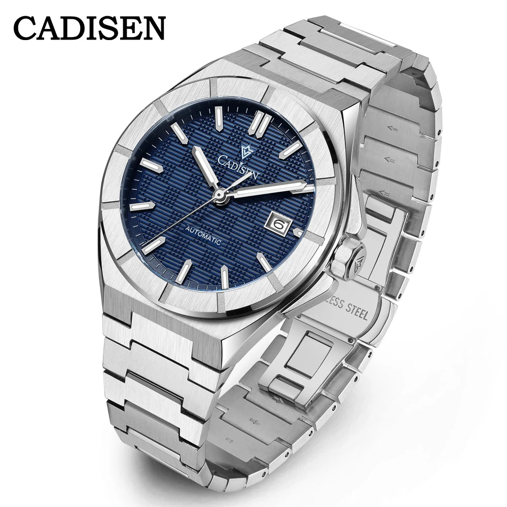 CADISEN 2026 Mens Watches Luxury Automatic Mechanical Watch For Men Japan MIYOTA 8215 Stainless Steel Sapphire Glass WristWatch
