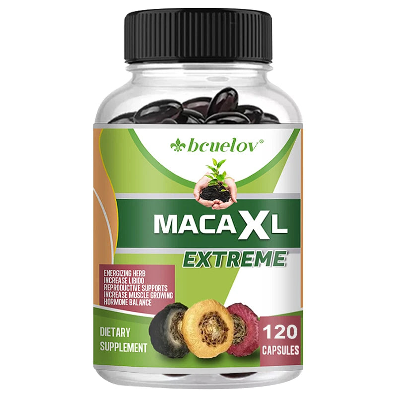 Taoters Organic Maca Root Extract 1000 mg – Supports Body Shaping, Muscle Growth & Natural Energy | Unisex Dietary Supplement (120 Capsules)