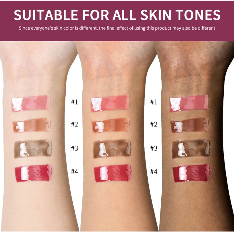 Lakerain Peptide Lip Tint — Fragrance-Free Tinted Lip Serum Gloss (10 ml)