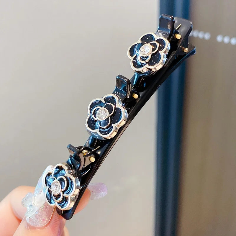 Elegant Butterfly Braided Hair clip for women Korean version Side Clip Fashion Girl Hairpin Hair Accessories duckbill clip