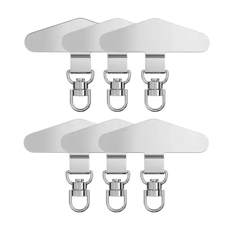 360° Rotation Metal Steel Phone Tether Tab Cell Phone Lanyard DY Patch Gasket Universal Cellphone Lanyard Safety Connecter Piece