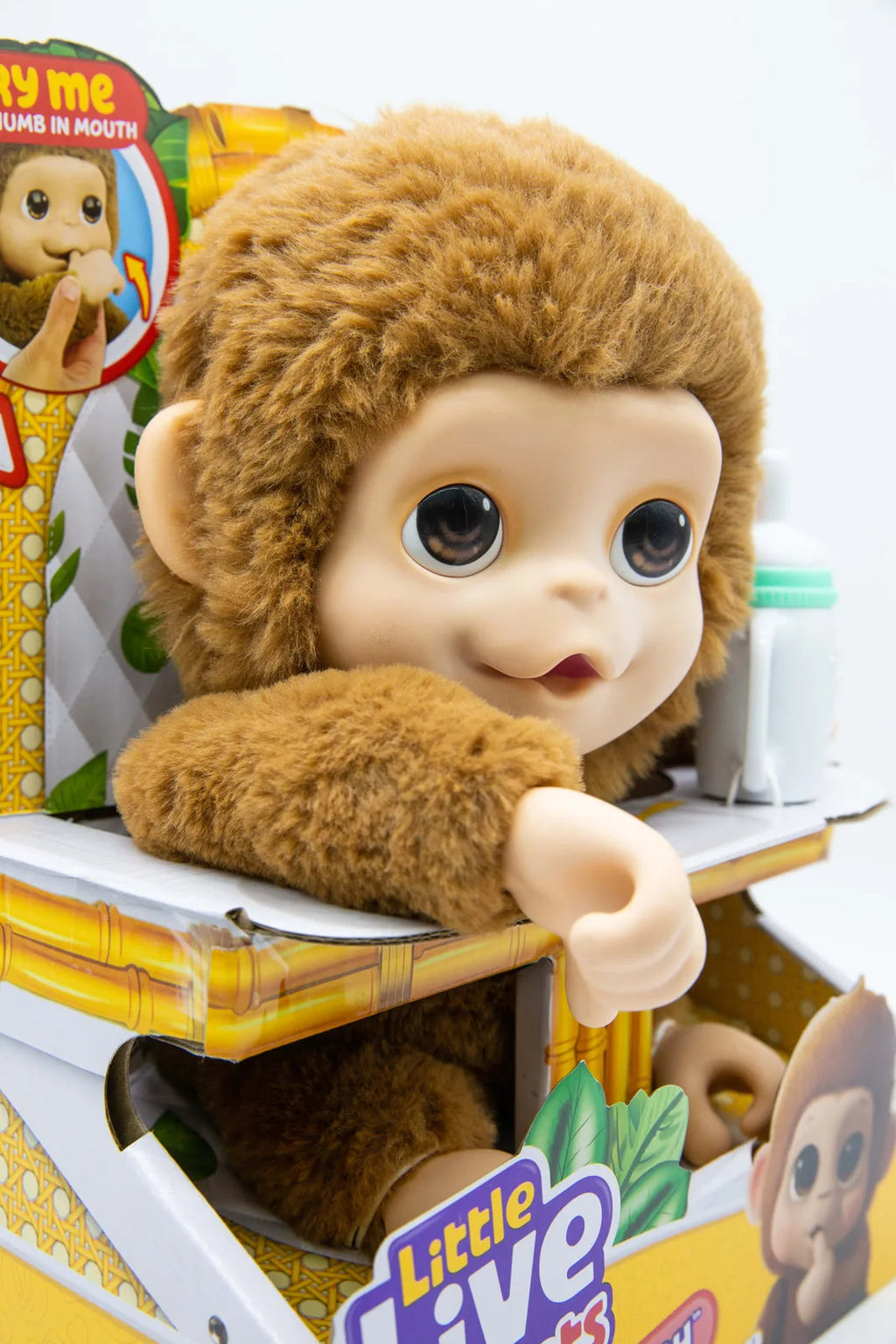 Little Live Pets My Baby Monkey Mango Sounds Electronic Plush Toys Gifts Toy Model Anime Figures Collect Ornaments