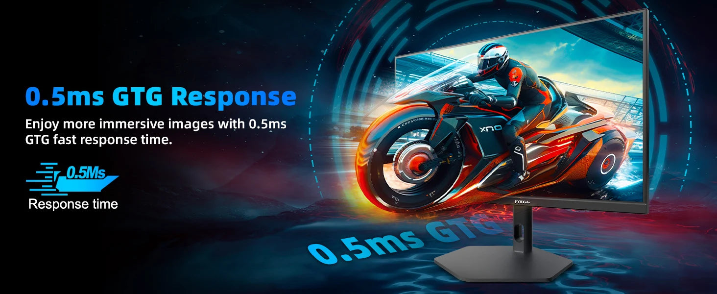 FYHXele 27" 1080p Fast IPS Esports Monitor — 380Hz* | 0.5ms GTG | FreeSync | HDR | Pivot Stand