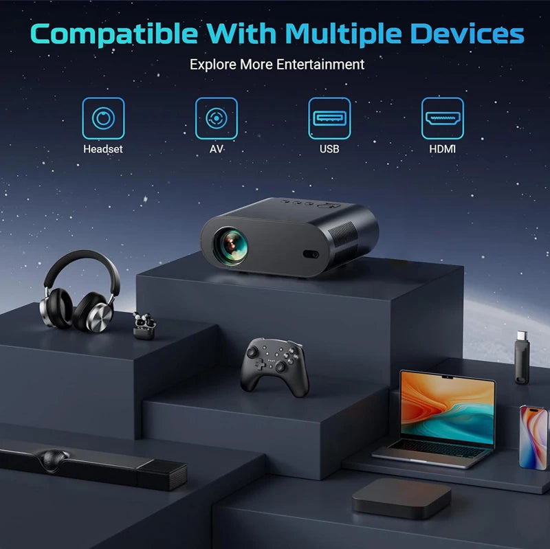 2025 Huaweishi L007 4K Smart Home Cinema Projector