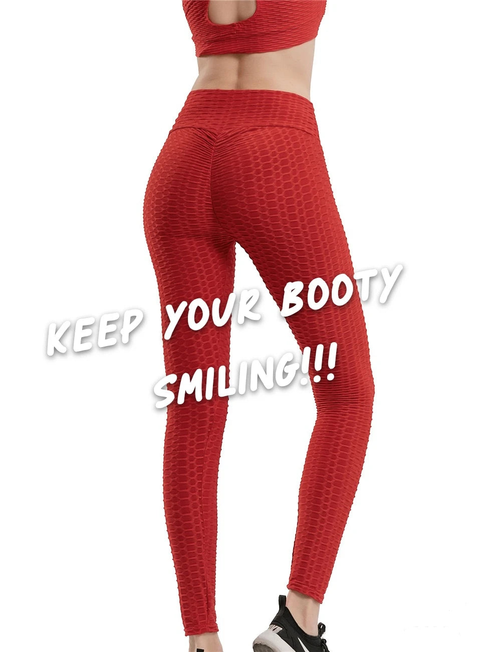 BubbleBump™ Seamless Booty-Lift Leggings — High-Waist Textured Yoga Pants for Women