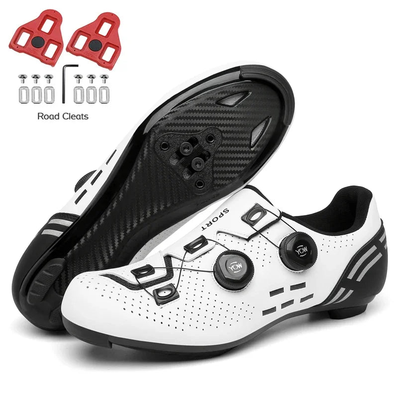 2023 Cycling Sneaker Mtb with Cleats Men Carbon Sports Speed Bike Shoes Women Mountain Racing Flat SPD Road Cycling Footwear