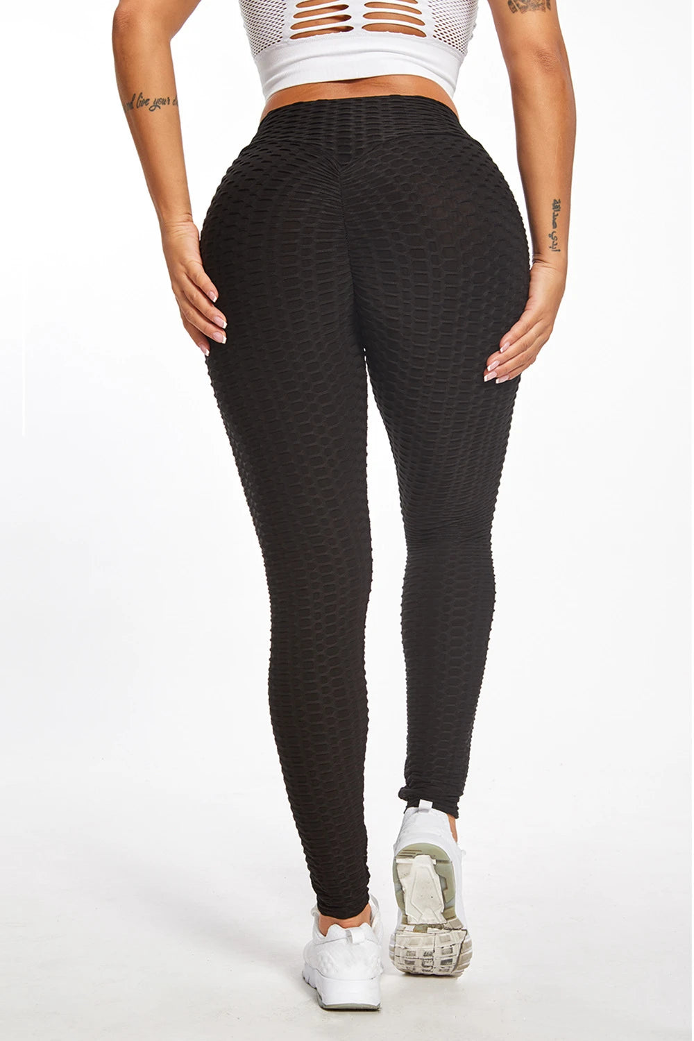 BubbleBump™ Seamless Booty-Lift Leggings — High-Waist Textured Yoga Pants for Women