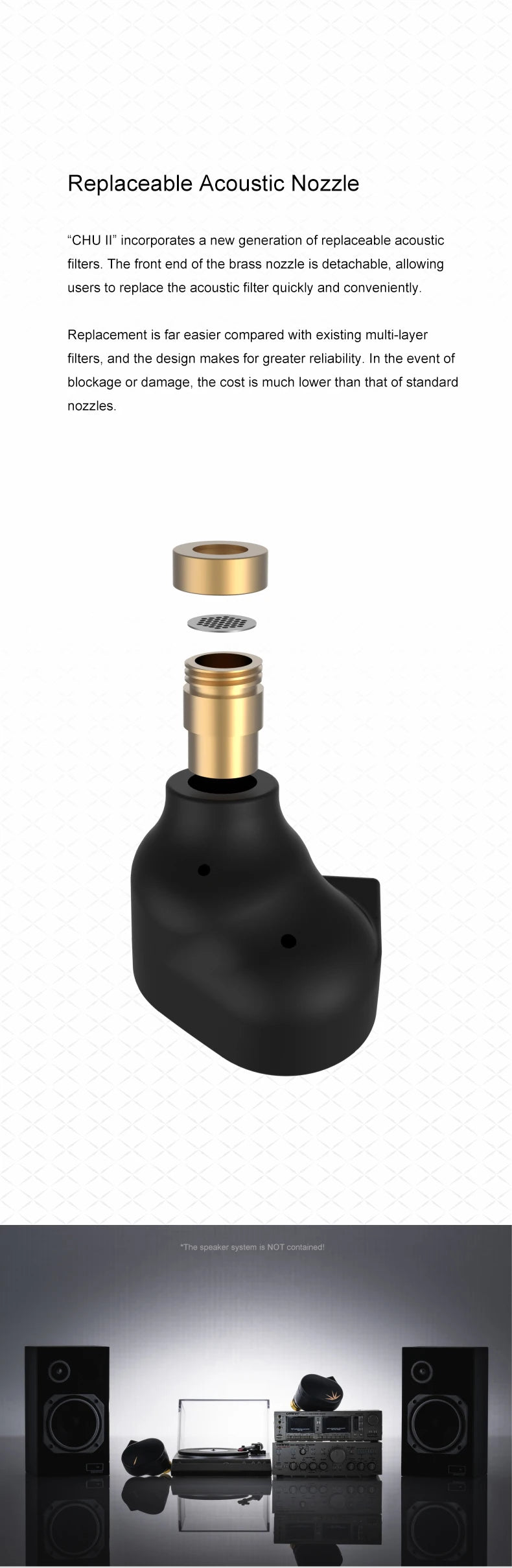 MOONDROP CHU II High-Performance Dynamic Driver IEMs | Interchangeable Cable In-Ear Headphones Precision-Tuned • Alloy Cavity • Audiophile-Grade Sound