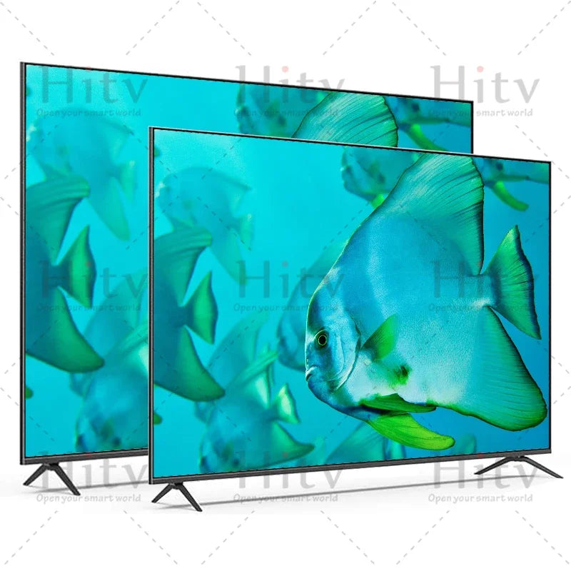 Bordeless 4K LED TV 40 Inch Full Screen Display Panel  Android WebOS Smart TV