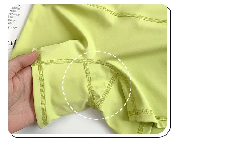 ZOCI 2-Piece Naked-Feel Yoga Set — Strappy Sports Bra & High-Waist Shorts for Women