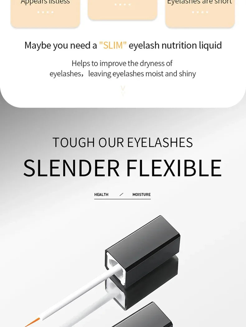 Fast Eyelash Growth Serum 7 Days Natural Eyelash Enhancer Longer Fuller Thicker Curling Lash Treatment Eye Care Products Makeup