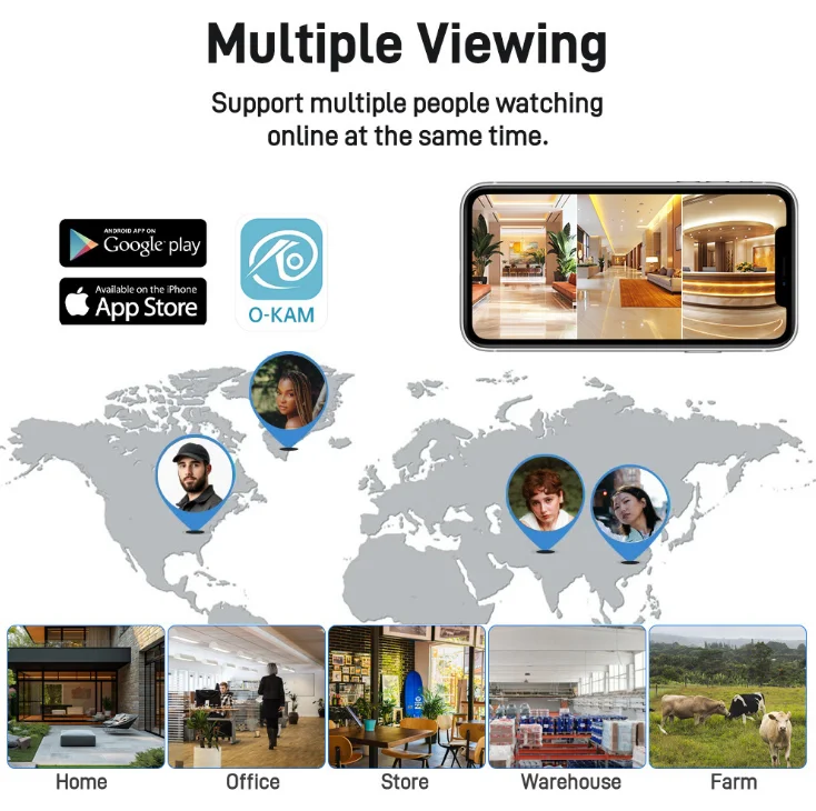 10K 20MP External IP Camera WiFi Surveillance Outdoor Four Lens PTZ 10X Optical Zoom CCTV Security Protection New