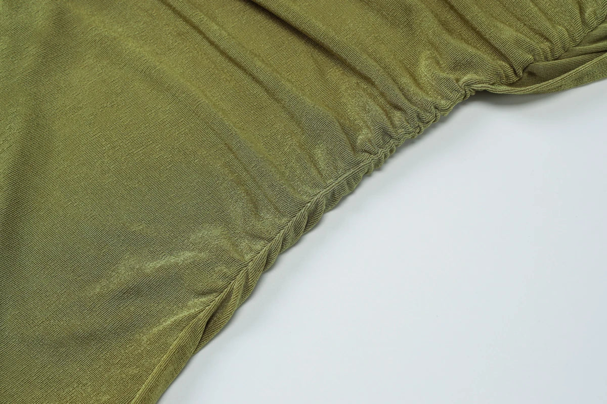 Hugcitar Halter Solid Sleeveless Backless Ruched Sexy Bodycon Maxi Prom Dress Summer Women Elegant Outfit Evening Party Birthday