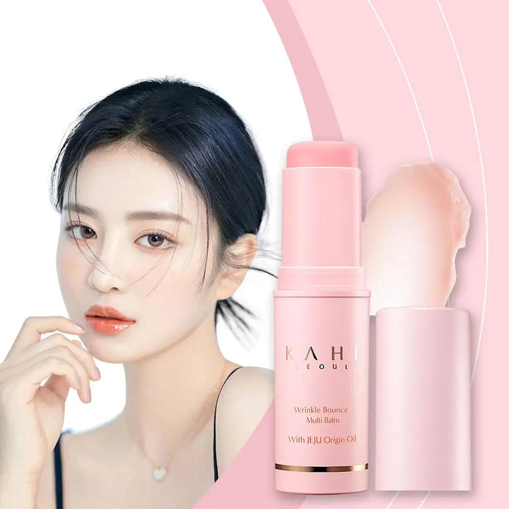 KAHI Wrinkle Bounce Multi Balm Facial Moisturizer All-in-One Hydrating Lip Balm Eye Cream Make Up Base Daily Face Moisturizer